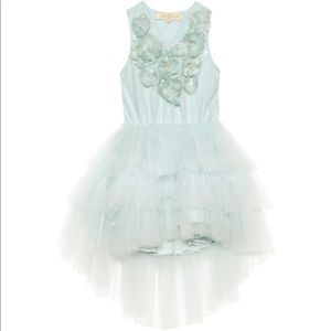 Whispering Meadows Tutu Dress in Aqua Glaze (Gently Used)
